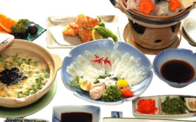 活きトラフグが口で踊る！ふぐ鍋コース