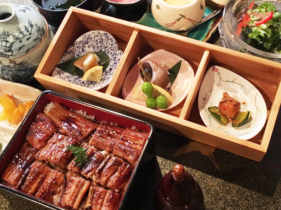 特選穴子重と茶そばの満腹御膳