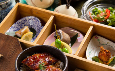 ミニうなぎ重と茶そば御膳